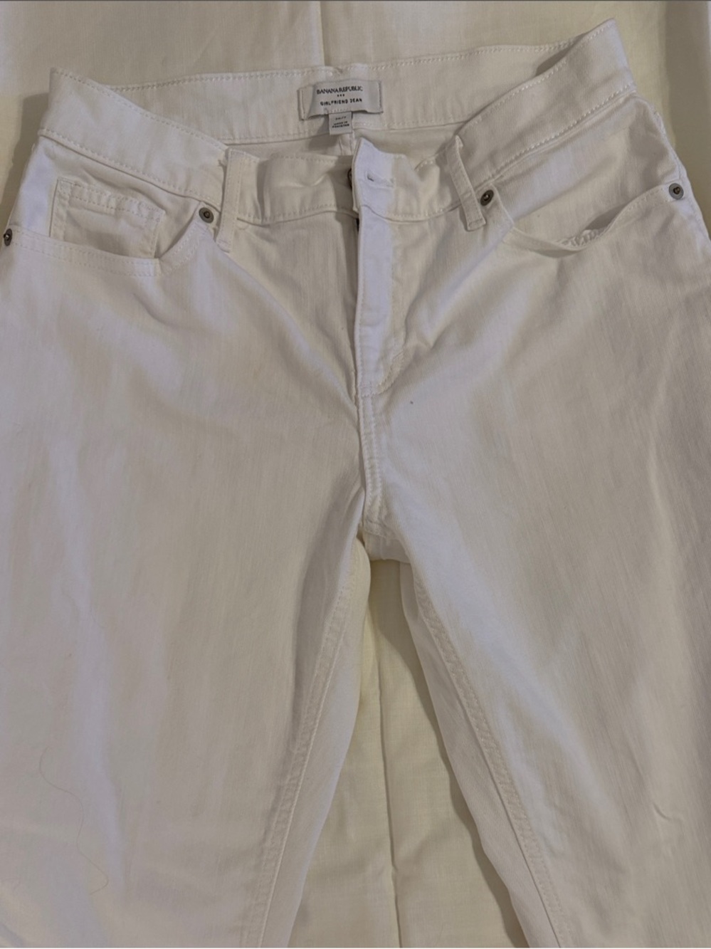Banana Republic White Girlfriend  Jean.